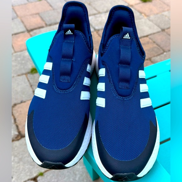 MENS ADIDAS X_PLR PULSE ATHLETIC SLIP-ON SHOES DARK BLUE / CLOUD WHITE / CARBON - Picture 3 of 9